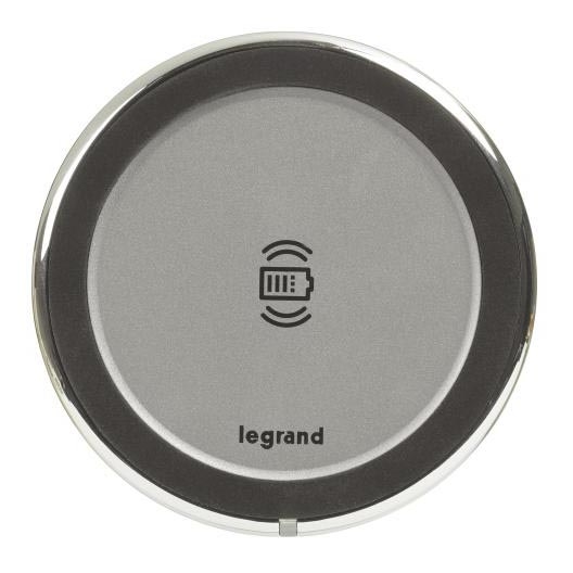 Legrand 077640L - Bežični punjač za stol 15W IP44