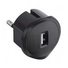 Legrand 50681 - Adapter USB za utičnicu 230V/1,5A crni