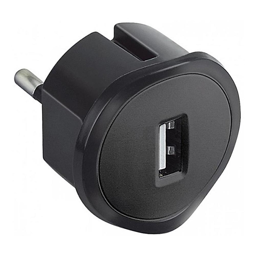 Legrand 50681 - Adapter USB za utičnicu 230V/1,5A crni