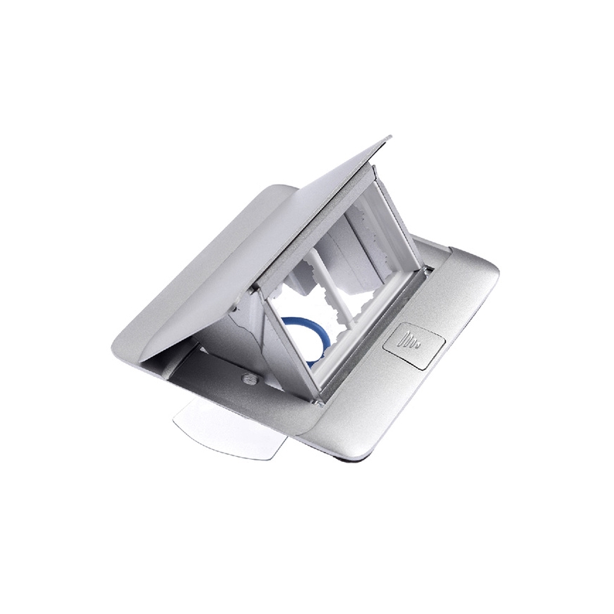 Legrand 54011 - Okvir za utičnicu za ploču stola POP-UP 4M aluminij