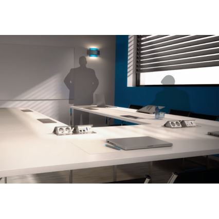 Legrand 54023 - Okvir za utičnice za ploču stola POP-UP 2x4M nehrđajući čelik