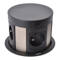 Legrand 654980 - Stup za utičnice za stolnu ploču 4x230V + 2xUSB-A + 2xUSB-C