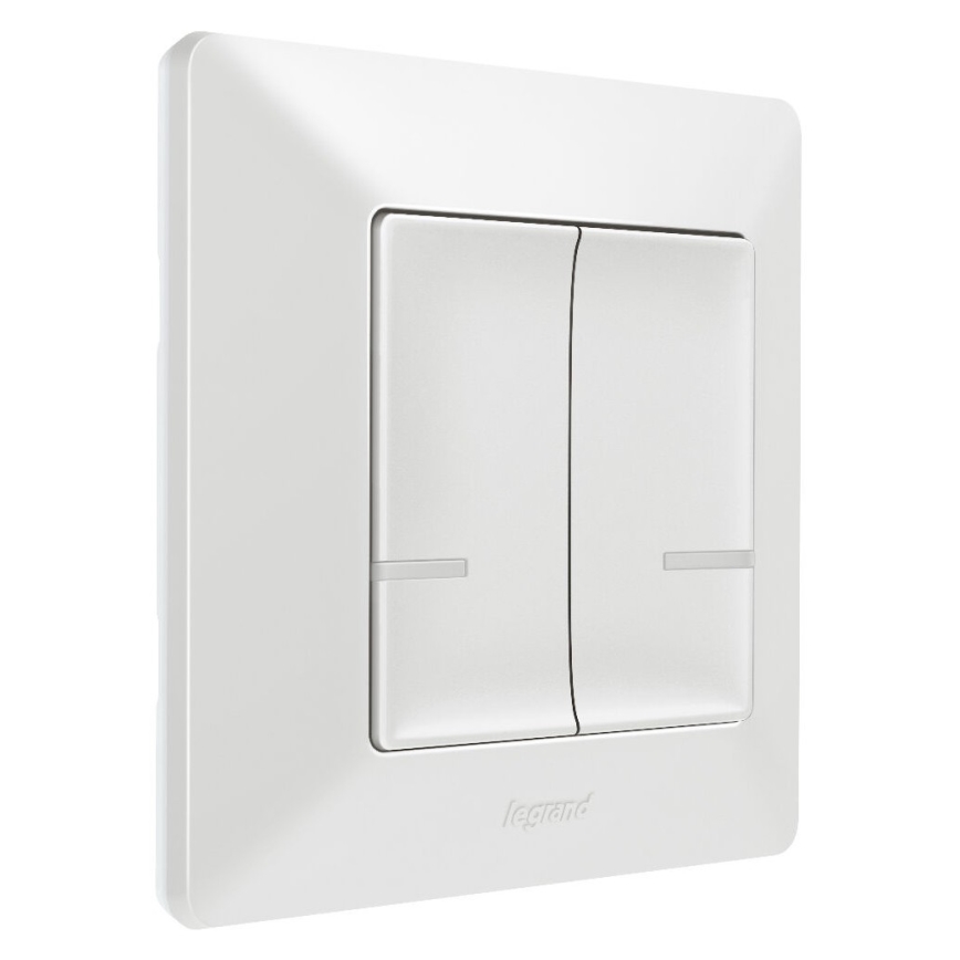 Legrand 752187- Pametni bežični prekidač s 2 tipke VALENA 1xCR2032 Wi-Fi IP40