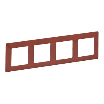 Legrand 754074 - Okvir za prekidače VALENA LIFE 4P, boja opeke