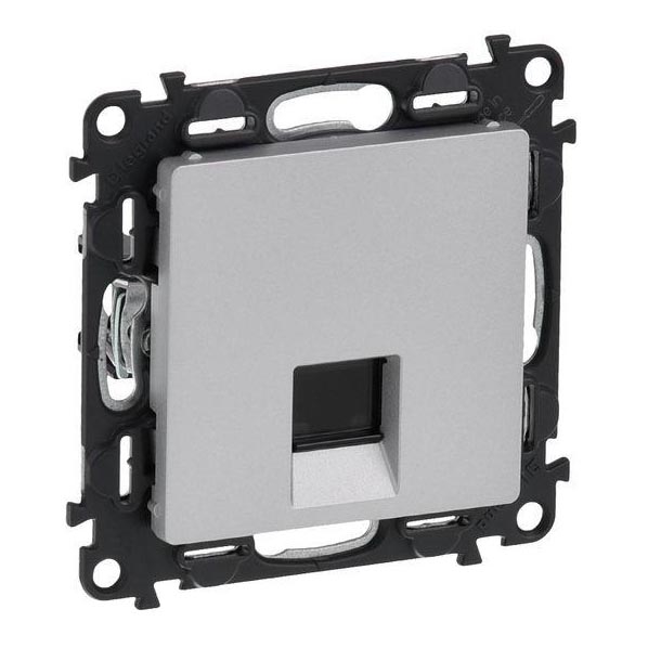 Legrand 75C5UH1 - Podatna utičnica VALENA LIFE 1xRJ45 klasa 5E UTP aluminij