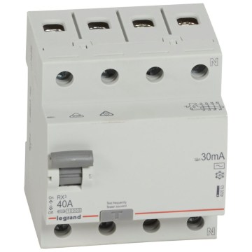 Legrand - Diferencijalni prekidač 4-polni RX3 4P 40A 30MA AC