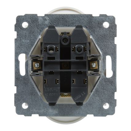 Legrand - Dvostruka zidna utičnica bez okvira 250V/16A SUNO bijela