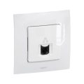 Legrand - Ethernet priključnica RJ45 s okvirom NILOE bijela