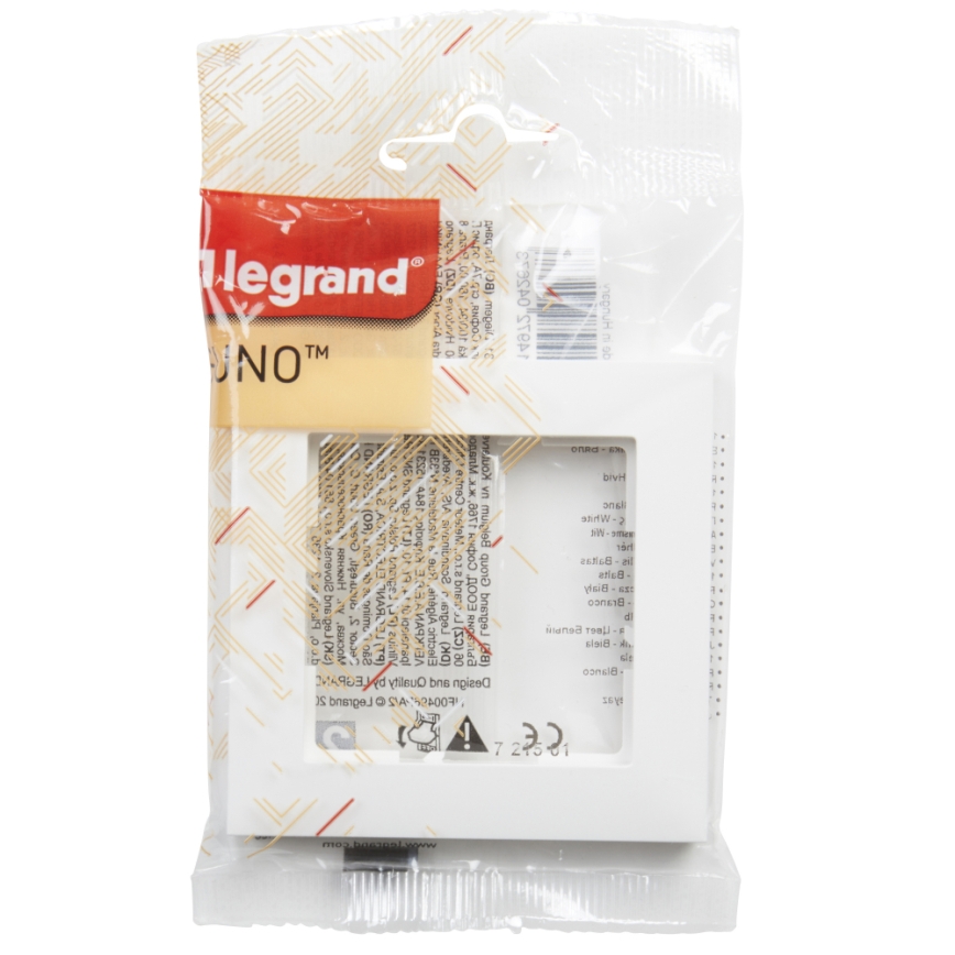 Legrand - Jednostruki okvir SUNO bijela
