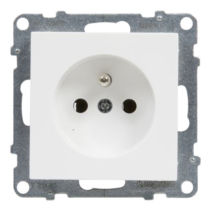 Legrand - Kućna utičnica bez okvira 250V/16A SUNO bijela