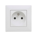 Legrand - Kućna utičnica s okvirom NILOE STEP 250V bijela