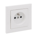 Legrand - Kućna utičnica s okvirom SUNO 250V bijela