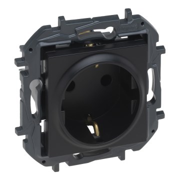 Legrand - Kućna utičnica SCHUKO 250V/16A NILOE STEP crna