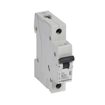 Legrand - Modularni jednopolni automatski osigurač RX3 1P B 20A 6000A