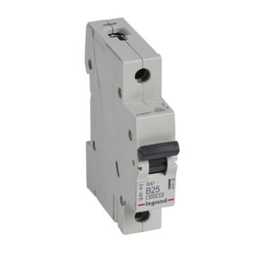 Legrand - Modularni jednopolni automatski osigurač RX3 1P B 25A 6000A