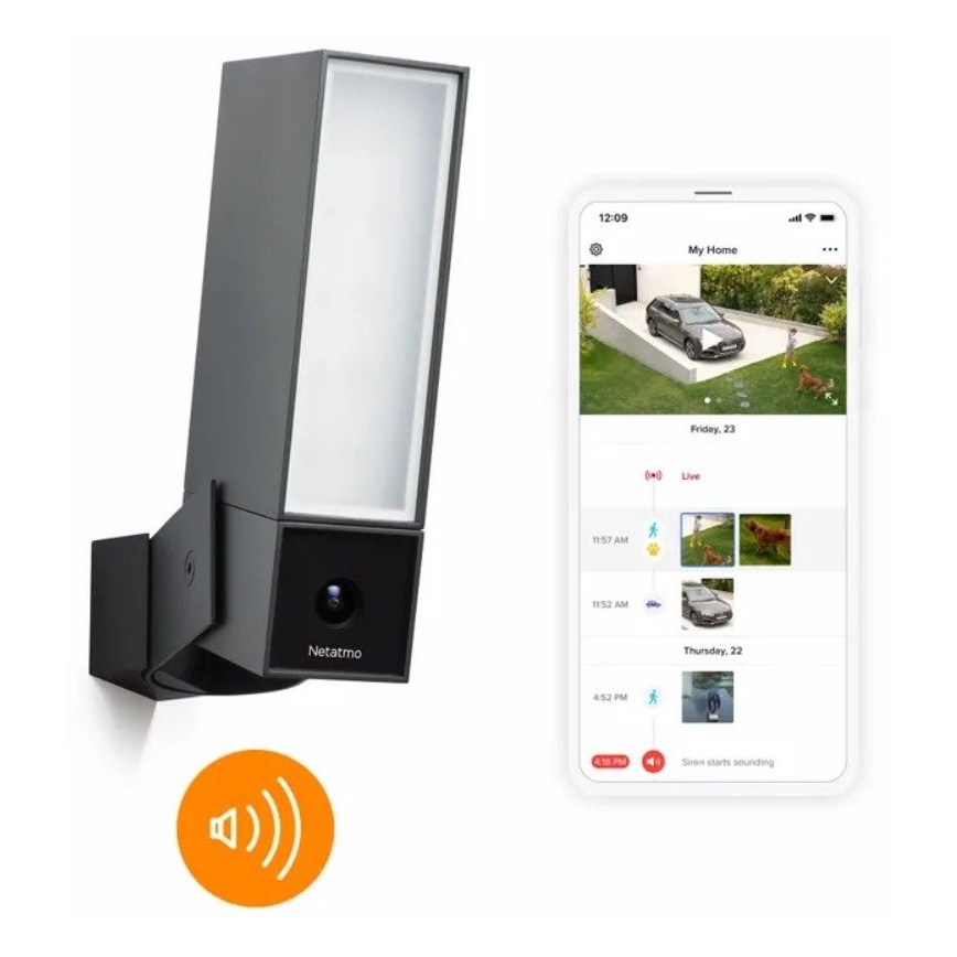Legrand NOC-PRO - Vanjska kamera s LED osvjetljenjem Full HD 1080p 230V Wi-Fi IPX6