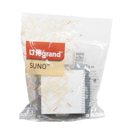 Legrand - Stubišni prekidač bez okvira br. 6 SUNO bijela