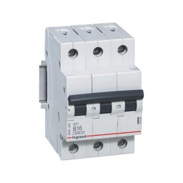 Legrand - Trofazni automatski osigurač RX3 3P B 16A 6000A