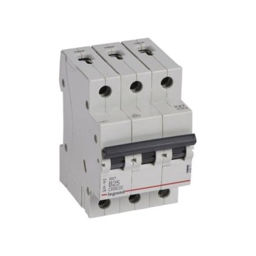 Legrand - Trofazni automatski osigurač RX3 3P B 25A 6000A