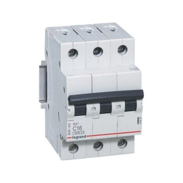 Legrand - Trofazni automatski osigurač RX3 3P C 16A 6000A