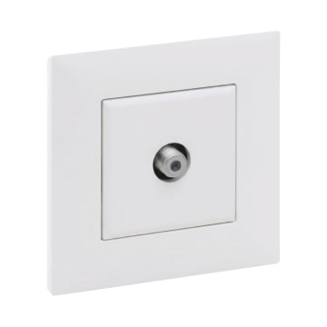 Legrand - TV utičnica s okvirom NILOE STEP bijela