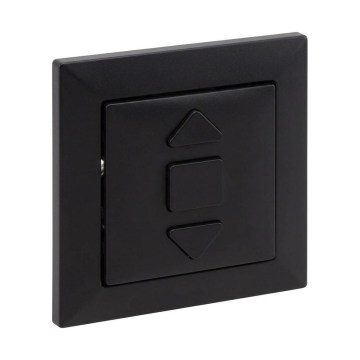 Legrand - Upravljač za žaluzine s okvirom SUNO crni