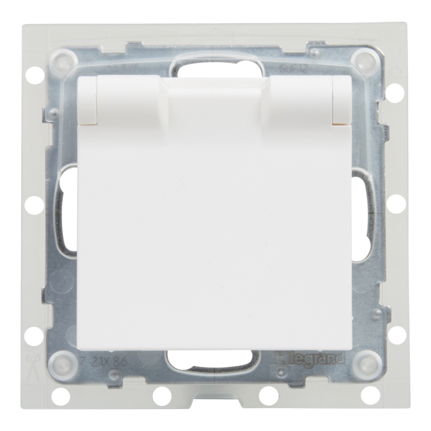 Legrand - Vanjska utičnica bez okvira 250V/16A NILOE STEP IP44 bijela