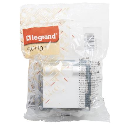 Legrand - Vanjska utičnica bez okvira 250V/16A NILOE STEP IP44 bijela
