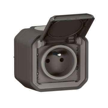 Legrand - Vanjska utičnica PLEXO 250V IP55 antracit