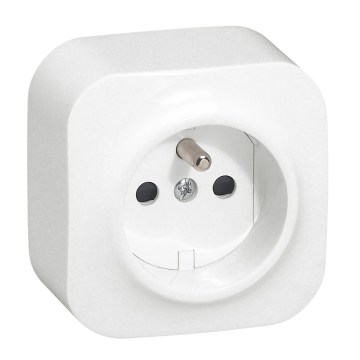 Legrand - Zidna kućna utičnica 250V/16A FORIX bijela