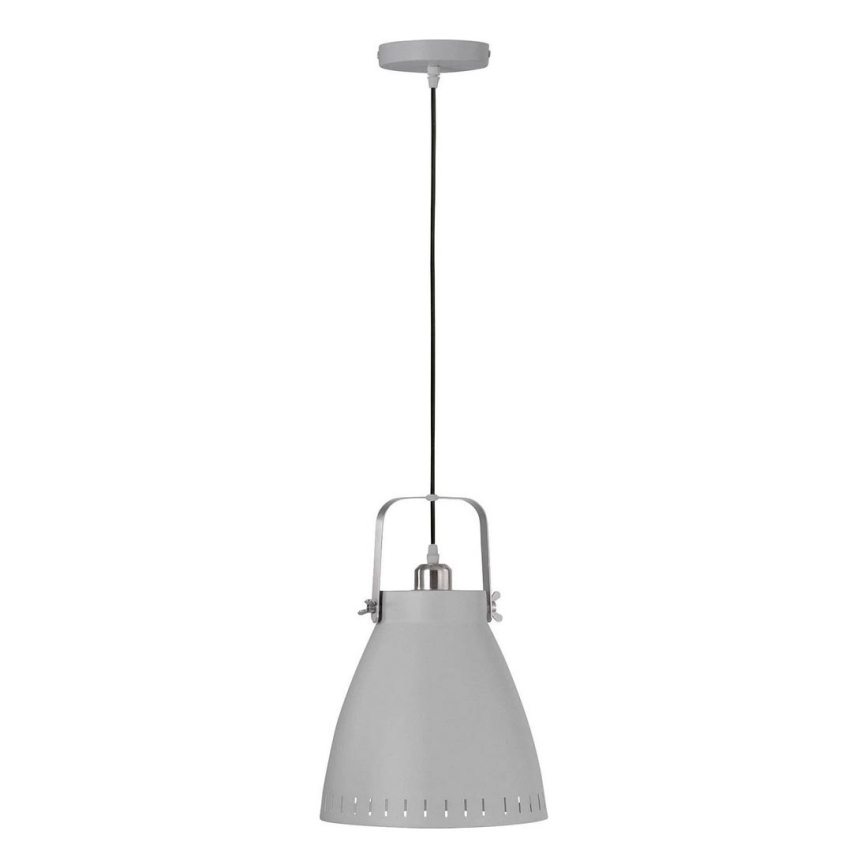 Leuchten Direkt 11059-15 - Luster na sajli EVA 1xE27/60W/230V pr. 21,5 cm siva