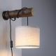 Leuchten Direkt 11235-79 - Zidna svjetiljka BARK 1xE27/40W/230V drvo