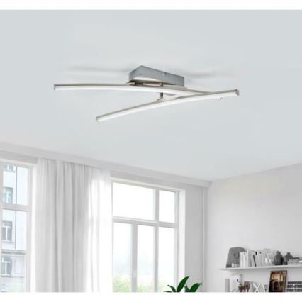 Leuchten Direkt 11270-55 - LED Ugradbeni luster SIMON 2xLED/5W/230V mat krom