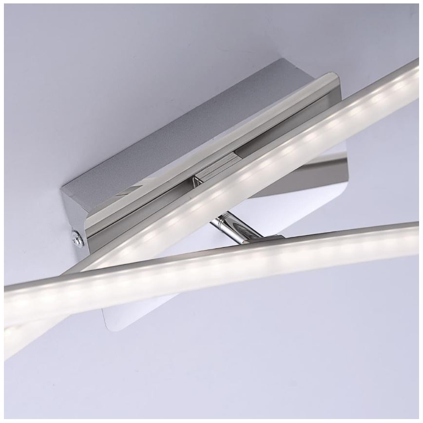 Leuchten Direkt 11272-55 - LED Ugradbeni luster SIMON 2xLED/8W/230V mat krom