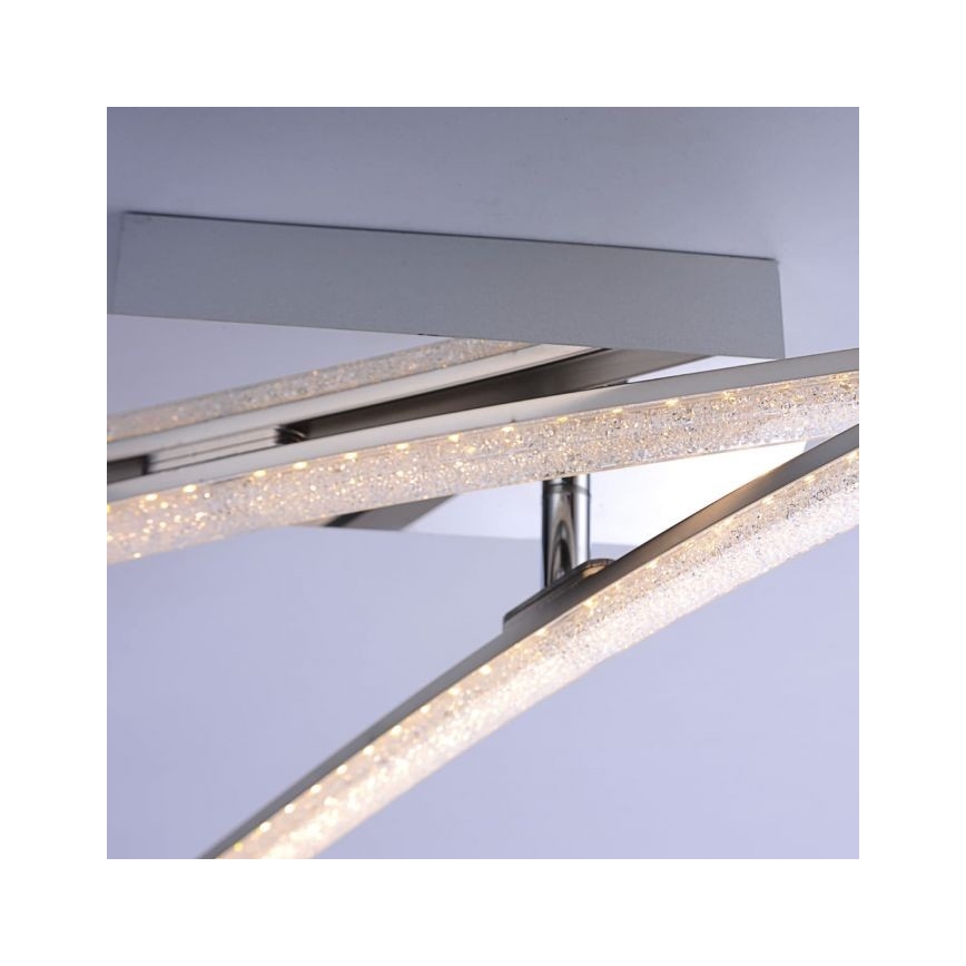 Leuchten Direkt 11290-17 - LED Ugradbeni luster SIMON 2xLED/5W/230V sjajni krom