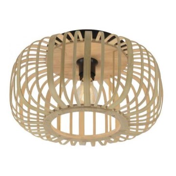 Leuchten Direkt 11412-79 - Stropna lampa RACOON 1xE27/40W/230V promjer 40 cm bambus
