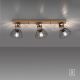 Leuchten Direkt 11418-18 - Reflektorska svjetiljka LAMI 3xE27/25W/230V akacija/metal