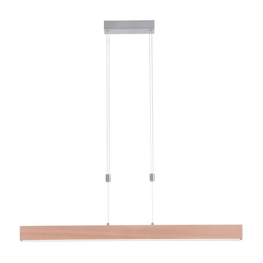 Leuchten Direkt 11420-78 - LED luster na sajli AMANDA LED/30W/230V 2700-5000K 110 cm smeđa