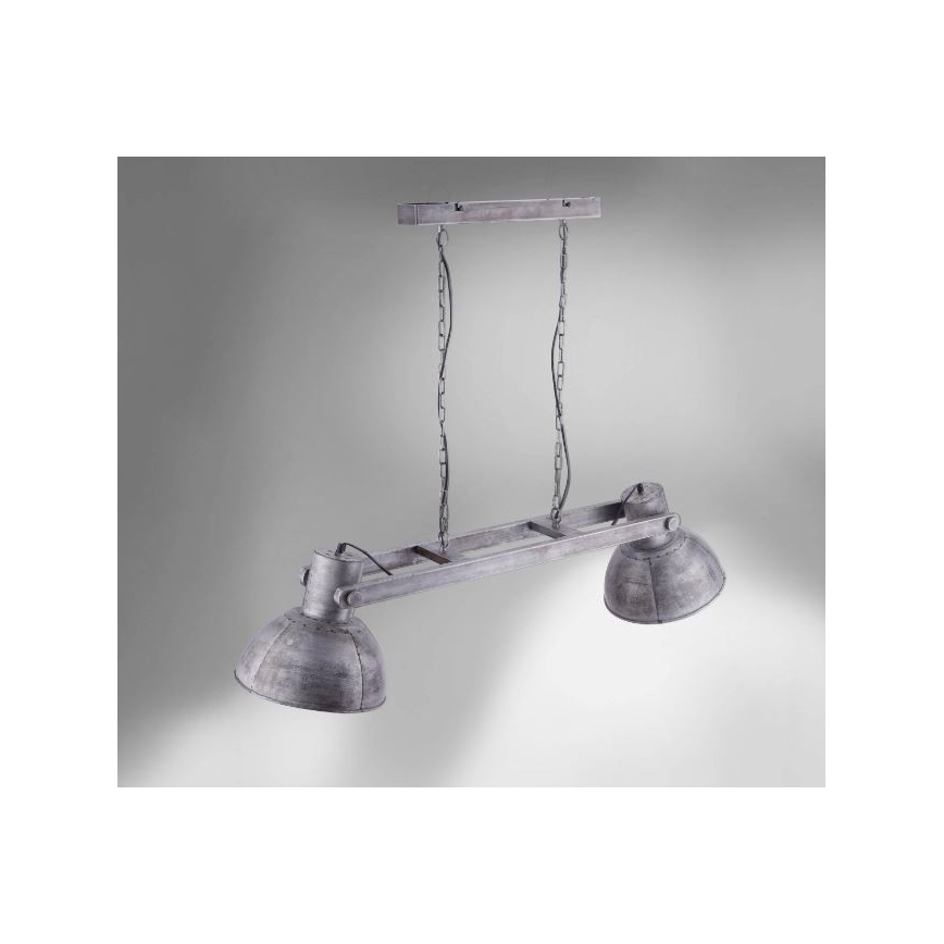 Leuchten Direkt 11483-77 - Luster na sajli SAMIA 2xE27/25W/230V