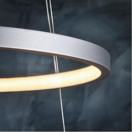 Leuchten Direkt 11525-21 - LED Luster na lancu CIRCLE 1xLED/15W/230V + LED/25W