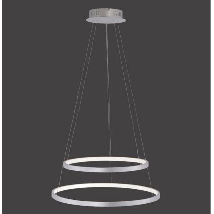 Leuchten Direkt 11525-21 - LED Luster na lancu CIRCLE 1xLED/15W/230V + LED/25W