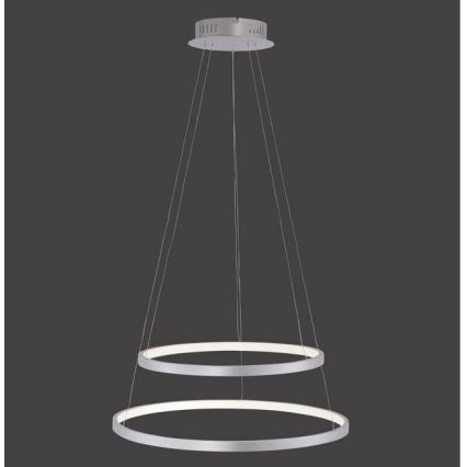 Leuchten Direkt 11525-21 - LED luster na sajli CIRCLE 1xLED/15W/230V + LED/25W