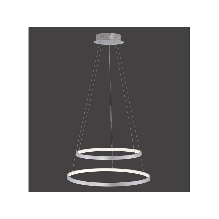 Leuchten Direkt 11525-21 - LED Luster na lancu CIRCLE 1xLED/15W/230V + LED/25W