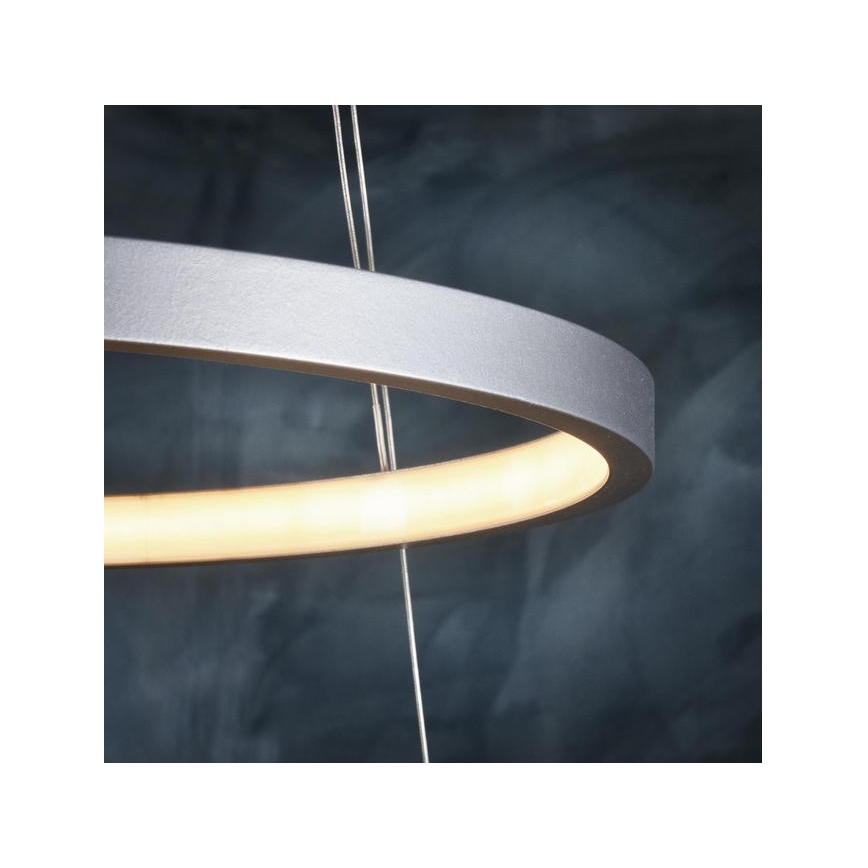 Leuchten Direkt 11525-21 - LED Luster na lancu CIRCLE 1xLED/15W/230V + LED/25W