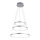 Leuchten Direkt 11526-55 - LED prigušivački luster na sajli CIRCLE LED/13,5W/230V + LED/19,5W + LED/24W