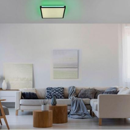 Leuchten Direkt 11621-18 - LED RGB stropna svjetiljka s prigušivanjem MARIO LED/24W/230V 2700-5000K + daljinski upravljač