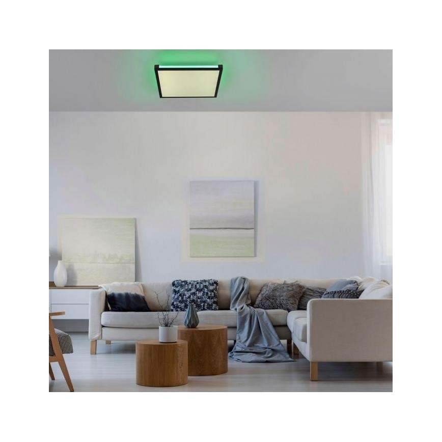 Leuchten Direkt 11621-18 - LED RGB stropna svjetiljka s prigušivanjem MARIO LED/24W/230V 2700-5000K + daljinski upravljač