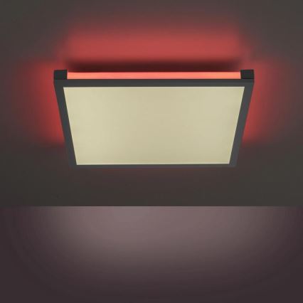 Leuchten Direkt 11621-18 - LED RGB stropna svjetiljka s prigušivanjem MARIO LED/24W/230V 2700-5000K + daljinski upravljač