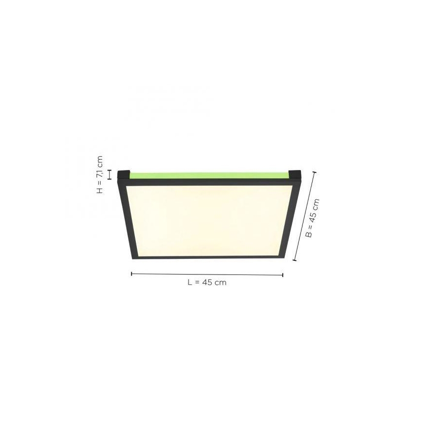 Leuchten Direkt 11621-18 - LED RGB stropna svjetiljka s prigušivanjem MARIO LED/24W/230V 2700-5000K + daljinski upravljač