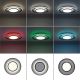 Leuchten Direkt 11627-18 - LED RGB Prigušiva svjetiljka ARENDA LED/31W/230V 2700-5000K + daljinski upravljač